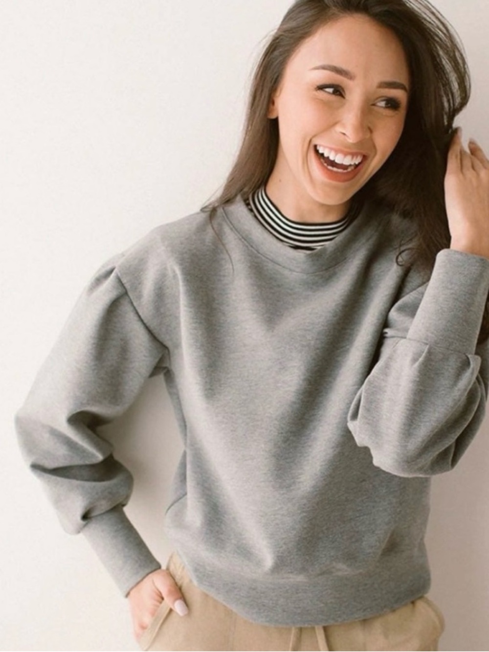 Albion Fit Puff Sleeve neo crop